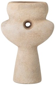 Beżowy wazon z terakoty Bloomingville Ngoie, wys. 17 cm