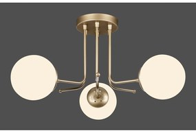 Lampa sufitowa w kolorze złota Squid Lighting Star, wys. 34 cm