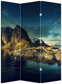 Parawan - Wioska rybacka w Norwegii (126x170 cm)