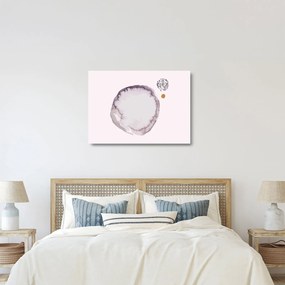 Obraz na szkle - Fioletowy minimalizm N⁰4 (70x50 cm)