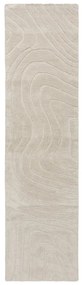 Kremowy wełniany chodnik tkany ręcznie 60x230 cm Mesmerise Natural – Flair Rugs
