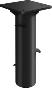 Outsunny Stojak do Parasola, Baza do Parasola, Uchwyt Ogrodowy, Metal, Ciemnoszary