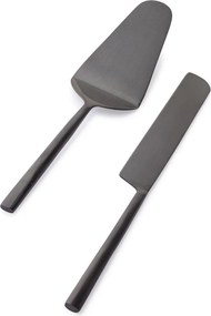 Zestaw noża i łopatki do ciast 2 szt. ze stali nierdzewnej Hestia – Bizzotto