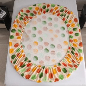 PrzytulneMieszkanie.pl Prześcieradło z mikropluszu DOTELLA 200x200 cm kolorowe