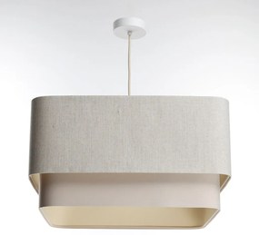Lampa wisząca KWADRO DUO 002 51x47cm kremowa BPS KONCEPT