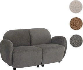 Sofa dwuosobowa MCW-P33,  jasnoszara