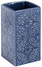 Pojemnik na szczoteczki do zębów CORDOBA DARK BLUE, WENKO