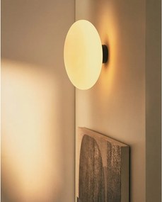 Kinkiet w biało-srebrnym kolorze ø 26 cm Bamila – Kave Home