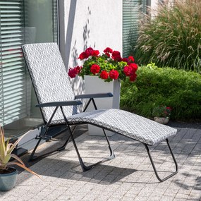 Leżak ogrodowy Barletta Black Edition H039-06PB PATIO
