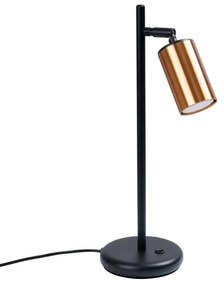 Lampa biurkowa WINX czarna/miedź SOLLUX  LIGHTING