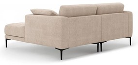 Jasnobrązowy narożnik (prawostronny/z szezlongiem) Bemy – Micadoni