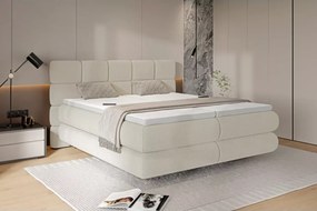 Foggia - łóżko do sypialni boxspring z elektryczną regulacją pozycji spania i materacem 7-strefowym