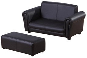 Fotel dziecięcy z pufą HOMCOM