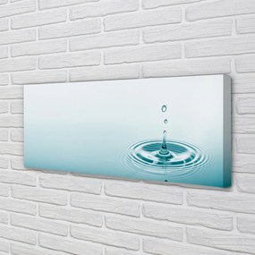 Duży obraz na płótnie Kropla Wody w Makrofotografii