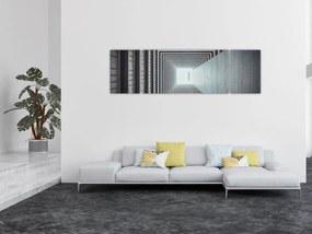 Obraz - Widok z wnętrza budynku (170x50 cm)