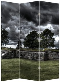 Parawan - Zachmurzone niebo (126x170 cm)