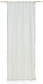 Biała zasłona z mieszanki lnu 140x270 cm Adra – Kave Home