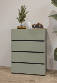 Komoda INCROCIO 59,7 cm do Salonu Sypialni Zielony