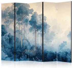 Parawan akustyczny Kwiaty 225x172 cm 5-częściowy beżowy ARTGEIST B