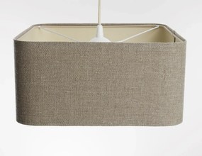 Lampa wisząca KWADRO LEN 003-40w20 beżowa BPS KONCEPT