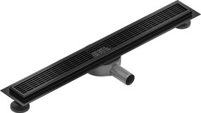 Mexen Flat 360° M33 odpływ liniowy obrotowy 70 cm, czarny - 1733070-40