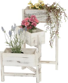 Regał na rośliny  Regał stojący,  biały