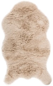 Beżowa sztuczna skóra Tiseco Home Studio Sheepskin, 80x150 cm