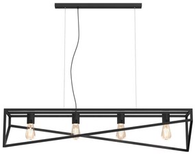 Lampa wisząca GOTE 4xE27/60W/230V na linkach