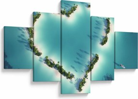 Obraz - Wyspy serca (125x70 cm)