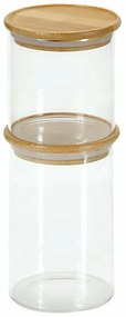 Kesper 38009 Szklany pojemnik do przechowywania, śr. 10 cm, 800 ml