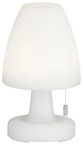 Biała lampa stołowa LED (wysokość 25 cm) Termoli – Fischer &amp; Honsel