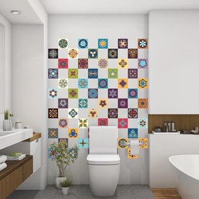 Zestaw 60 naklejek Ambiance Azulejos