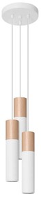 Biała lampa wisząca ø 6 cm Paul – Nice Lamps