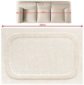 Dywan Mira cream 200x290 cm