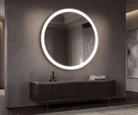 Nowoczesne Okrągłe Lustro do Salonu LED L76