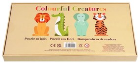 Puzzle drewniane Colourful Creatures – Rex London