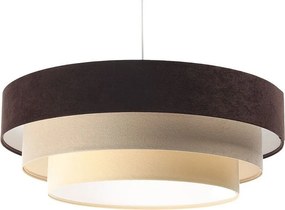Lampa wisząca TRIO MIX brązowa/beżowa/biała
