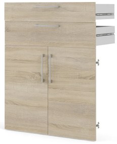 Element modułowych systemów półek w dekorze dębu 84x105 cm Prima – Tvilum