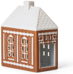 Kamionkowy świecznik na świeczkę typu tealight Gingerbread Lighthouse – Kähler Design