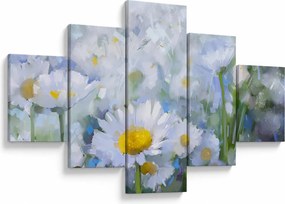 Obraz - W stokrotkach (125x70 cm)