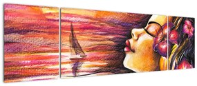 Obraz - Wspomnienia lata (170x50 cm)