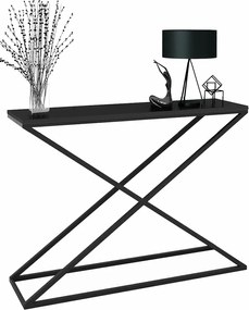 Czarna konsola w stylu loft T7-W68