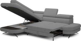 Narożnik OTIS L Lewostronny Regulowane Zagłówki wolnostojący tkanina AURORA 17 WERSAL