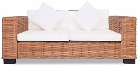 Rattanowa sofa dwuosobowa - Sigvart 2Q
