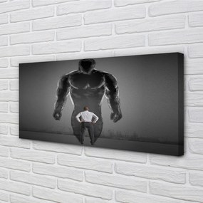 Obraz drukowany na płótnie Muskulatura Człowieka