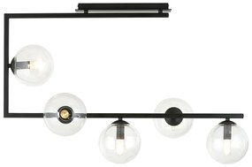 Lampa sufitowa z transparentnymi kloszami  - D108-Solini