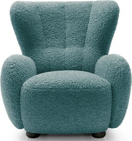 Morski fotel skandynawski do salonu boucle  A6-G30