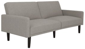 Jasnoszara sofa rozkładana 198 cm – Støraa