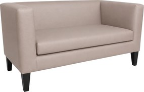 Sofa Monaco : Kolor nogi - Venge, Kolor tkaniny - EKO-SKÓRA - 11D, Typ tkaniny - Eko-skóra , Wysokość nogi - 20 cm