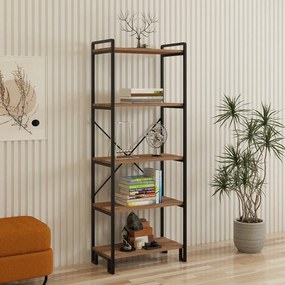 Regał Abel Black and Atlantic Pine